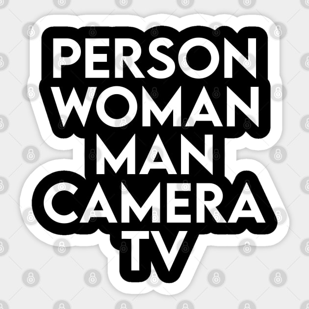 person woman man camera tv Sticker by Elhisodesigns